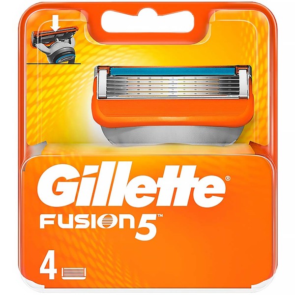 Gillette Fusion náhr.hlavice 4ks - Kosmetika Pro muže Péče o obličej Holení